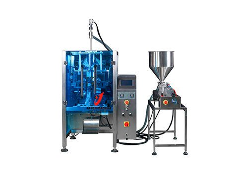 JS-420LY Pneumatic Liquid Paste Filling and Packing Machine