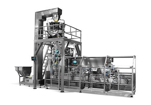 TA-CA Packaging Machine For Double Square Bottom (Carousel) With Label