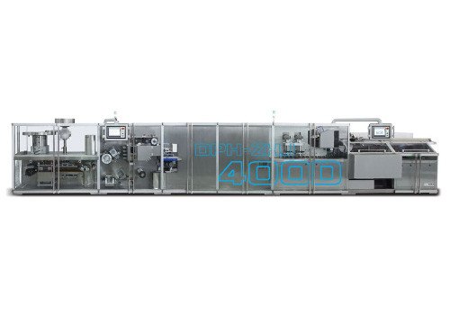 DPH-ZHJ400D High Speed ALU PVC Blister Packing Machine and Automatic Cartoning Machine Production Line
