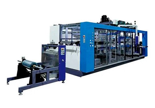 Four Stations Large PP Plastic Thermoforming Machine HEY02
