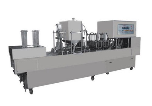 Automatic Cup Filling and Sealing Machine for Yoghurt, Juice, Water
