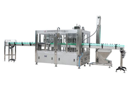 XGF Series Full Automatic Glass Bottle Flushing And Filling Rotary Cover Three In One Machine 