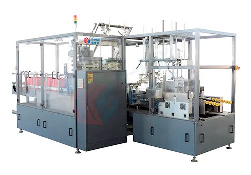Горизонтальная машина для упаковки в короба обертыванием с запечатыванием термоклеем WJ-LGB-12