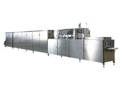 Adjustable stainless steel chocolate moulding machine - DR-SFQJZ