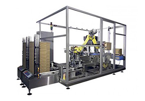Роботизированная машина NRCP-5 производства Nuspark для упаковки в короба