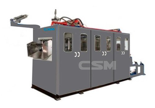 In Line Extrusion Plastic Thermoforming Machine