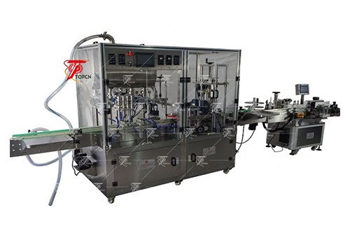 Automatic Inline Type Pharmaceutical 4 Heads Syrup Filling and Sealing Machine TALF-2/4 