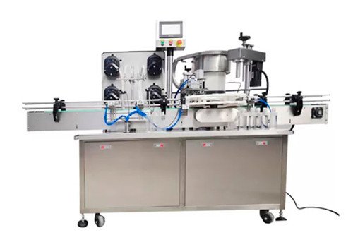PFC-100P Four Nozzles Automatic Bottle Filling And Capping Machine