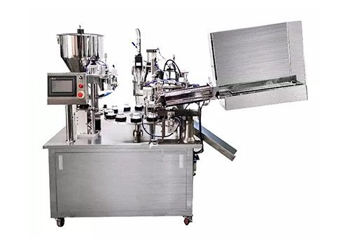 Tooth Paste Tube Filling And Sealing Machine 