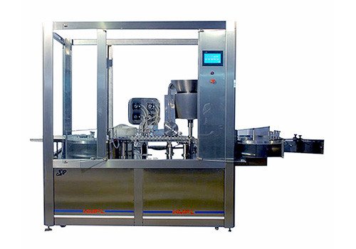 Автоматическая машина наполнения во флаконы и укупоривания HMPL–PRE–VFB