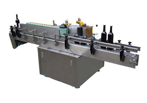 D500 Automatic Front & back Glue Label Machine for Round Bottles