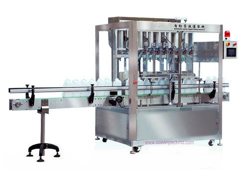 Автоматическая машина наполнения жидкой и пастообразной продукции OPGG-2500-8 8