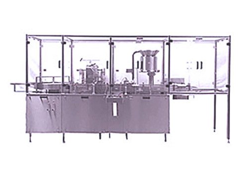 Automatic Eight Head Twin Track Liquid Filling with Rubber Stoppering Machine for Vials SBVFS 250