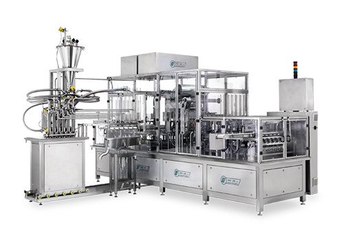 Fully Automatic, Servo-driven, Linear Filling, Sealing and Capping Machine Model PXM