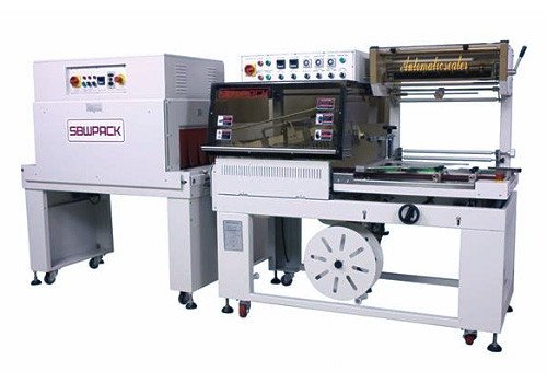Automatic L-Bar Sealing & Shrinking Packagers FL-5545TBA+SM-4525 