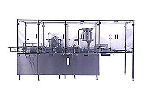 Автоматическая четырехголовочная машина SBVFS 120 для розлива во флаконы и укупоривания резиновыми пробками