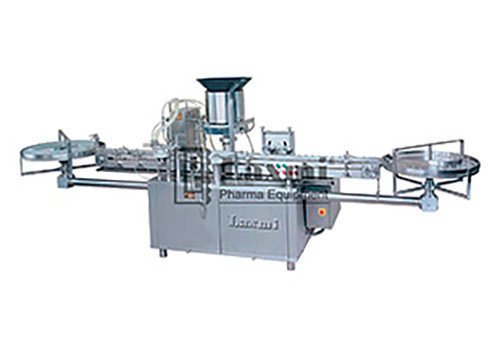 Автоматическая машина для розлива во флаконы и укупоривания резиновыми пробками LVFS – 120