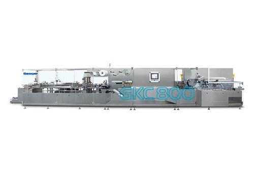 GKC 800 Vials Blister Packing and Cartoning Automatic Packaging Line (Horizontal Loading)