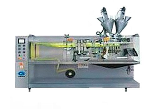 Горизонтальная автоматическая машина фасовки DXD-180C для жидких форм и порошков