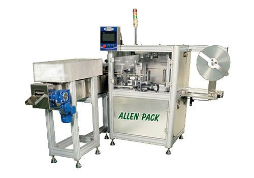 Горизонтальная машина AHL-1000 для упаковки в рукавную этикетку из термоусадочной пленки