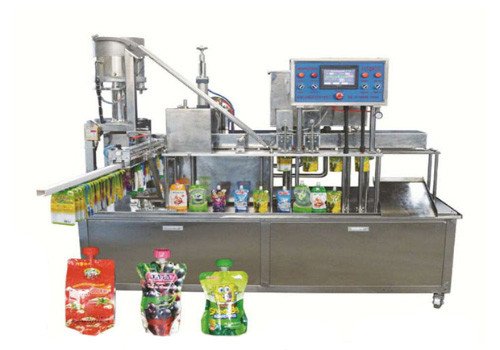 Automatic Stand Up Pouch Filling&Capping Machine for Juice