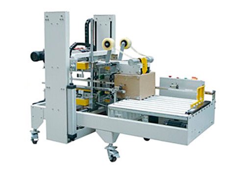 Автомат ROY- F01 для запечатывания картонной тары по углам и бокам