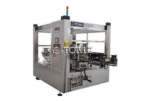 HL1A-10 Fully Automatic Two Labeling Stations Rotary Cold Glue Labeling Machine
