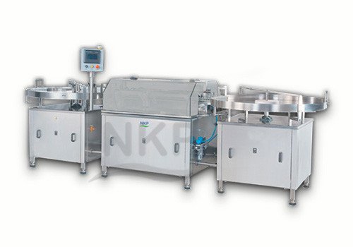 Автоматическая стиральная и сушильная машина для флаконов NKEW - 100/200