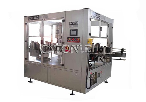 HB2L-10 Fully Automatic Rotary Two Labeling Stations Self-Adhesive Labeling Machine
