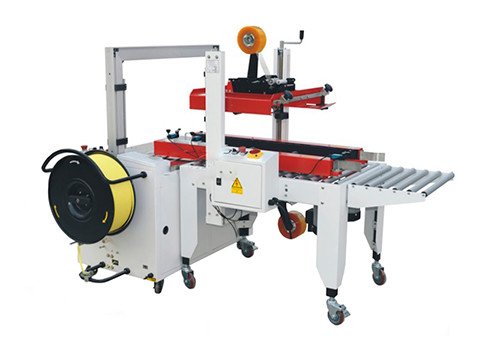 Link-50CD Full Automatic Box And Carton Case PP Belt Strapping Machine