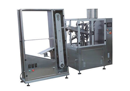 PZN-60E Automatic Tube Filling and Sealing Machine with Feeding