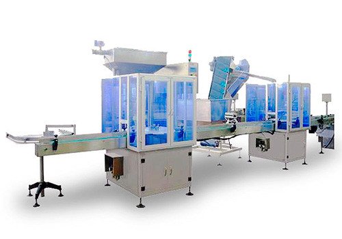 HM JDKM 002 - Full Automatic Semi Rotating Gel Filling and Capping Machine 